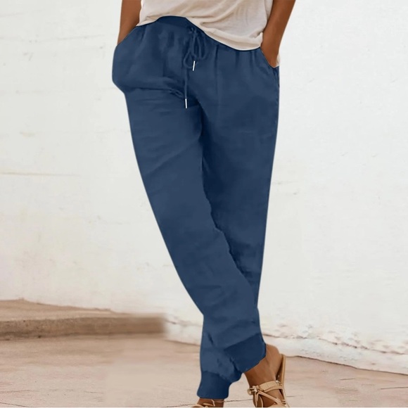 GAP | Elastic Waistban Twill Jogger Pants with Pockets Men's Small, Women’s Med - Picture 1 of 10